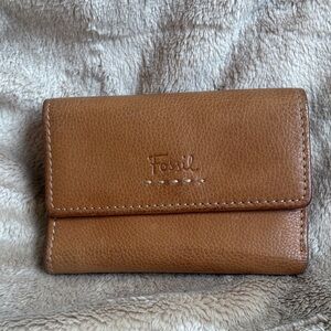 Fossil Tan Leather Wallet